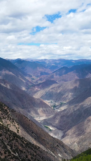 航拍祖国大好河山澜沧江大峡谷壮美中国40秒视频