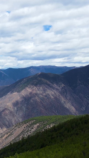 航拍祖国大好河山澜沧江大峡谷壮美中国40秒视频