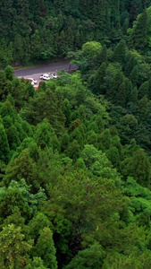 航拍井冈山革命烈士陵园革命旅游胜地视频