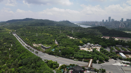 广西南宁青秀山5A景区航拍视频视频