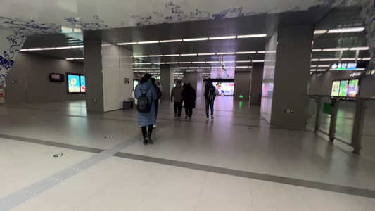 北京地铁站视频