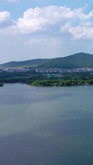 苏州石湖滨湖景区航拍苏州石湖景区129秒视频