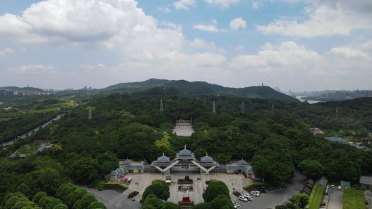 广西南宁青秀山5A景区航拍视频视频