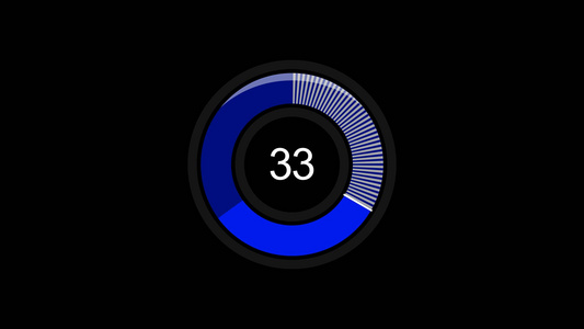 环形进度条[半圆型]视频