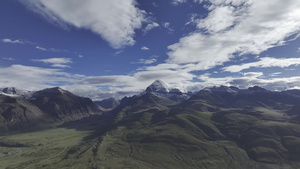 西藏卡若拉冰川远眺20秒视频