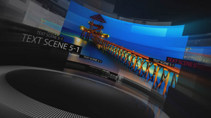 大气弯曲弧形屏幕视频动画激烈城市ae模板66秒视频