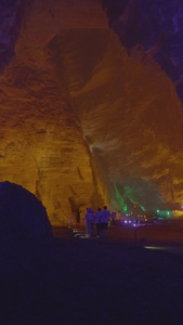 湖北恩施利川旅游5A级景区腾龙洞素材合集世界第二大溶洞视频