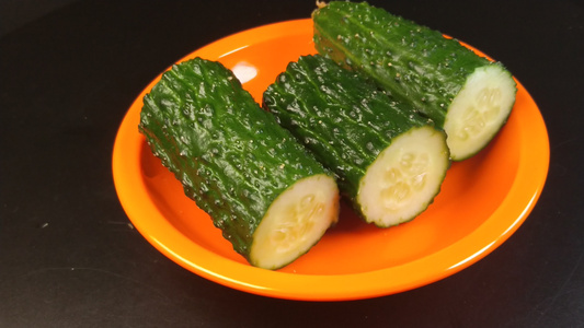 黄瓜美食食材视频