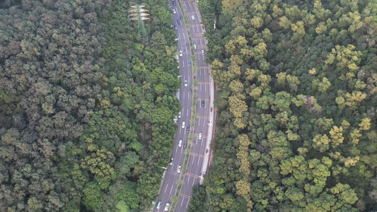 山间公路航拍视频