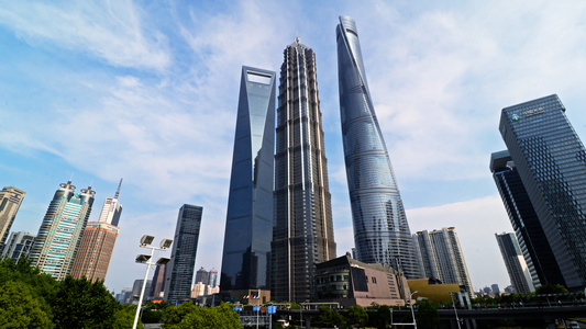 上海陆家嘴金融中心4K视频