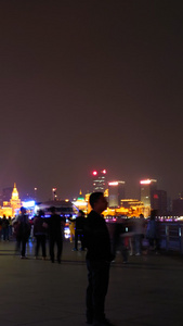 上海十六铺游船码头大城市视频