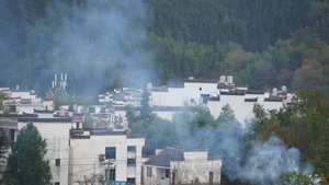 中国最美乡村江西婺源烟火气古建筑群4k旅游素材62秒视频