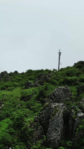 航拍湖北神农架神农顶景区视频