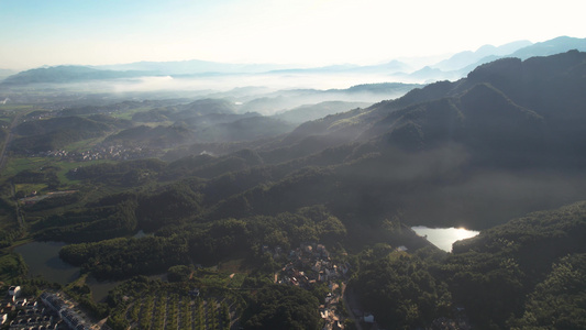 航拍5A景区衢州江郎山全景视频视频