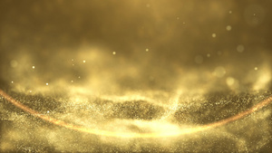 金色粒子背景15秒视频