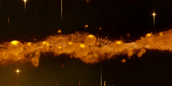 黑金粒子背景视频