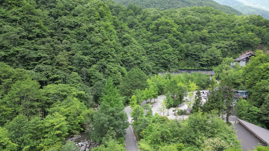 航拍湖北神农架官门山5A景区视频