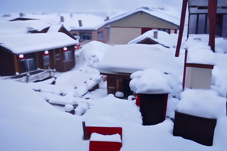 5A风景区东北雪乡旅游区视频