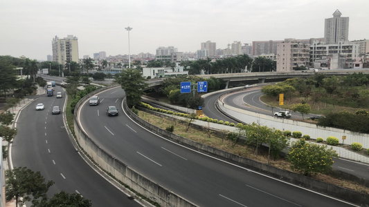 城市立交桥视频