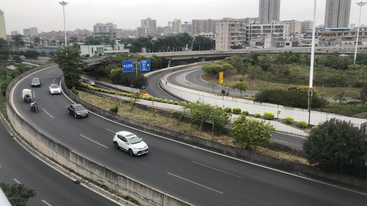 城市立交桥视频