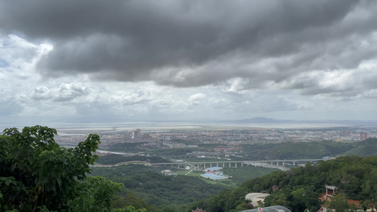 白云蓝天风景 视频