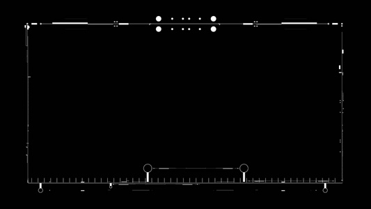 科技边框动态视频素材视频