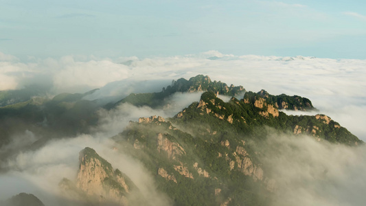 老君山河南著名景点道教仙山风光视频