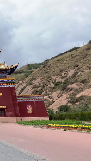 甘肃著名旅游景区马蹄寺视频合集旅游景点47秒视频