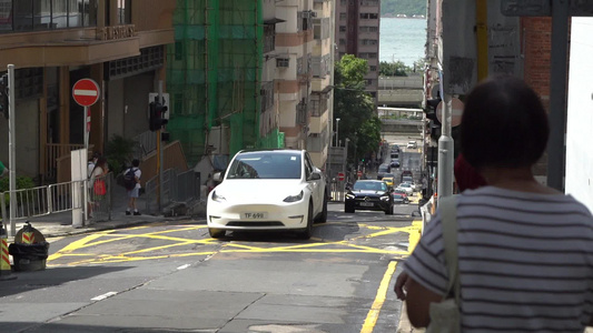 香港街头拍摄视频