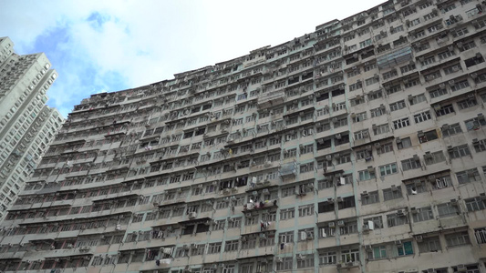 香港住宅楼视频
