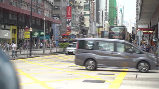 香港街头交通视频