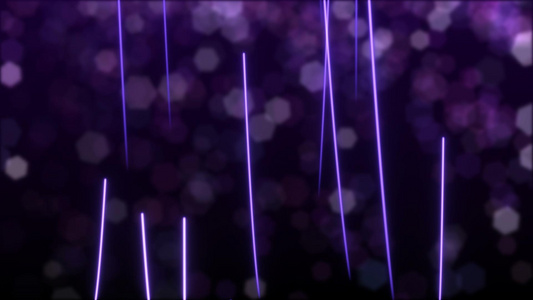 紫色粒子光线唯美视频