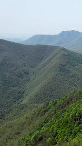 航拍崇山峻岭常州南山森林山体视频