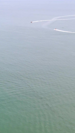 航拍假期金沙滩旅游158秒视频