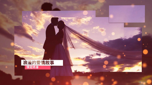 摄图网大气史诗级情侣爱情婚礼相册AECC2015模板视频