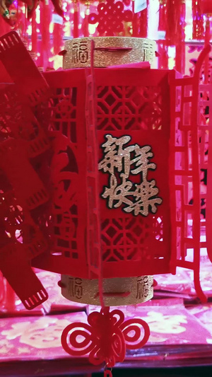 春节灯笼传统春节24秒视频