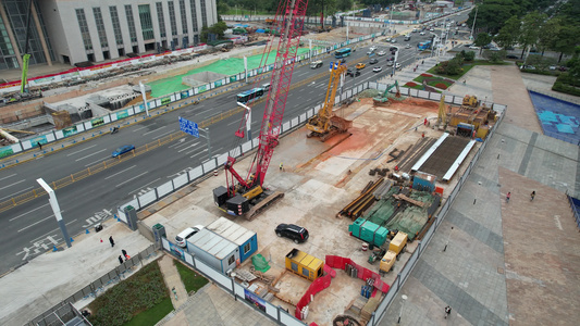 城市建设航拍视频