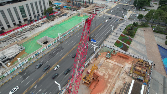 城市建设航拍视频