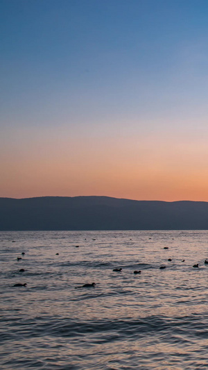 大理洱海日出风光延时摄影艺术渲染19秒视频