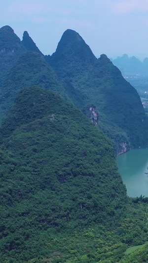 【旅游宣传片】广西航拍桂林阳朔段漓江合集漓江风光101秒视频