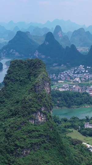 【旅游宣传片】广西航拍桂林阳朔段漓江合集阳朔旅游101秒视频