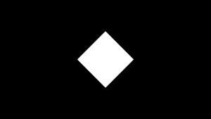黑色背景上动画的钻石形状图标6秒视频