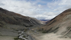 航拍喜马拉雅山脉自然风光91秒视频