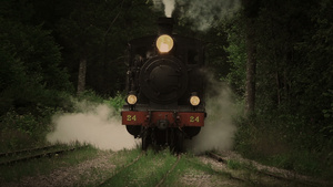 古老的蒸汽机车10秒视频