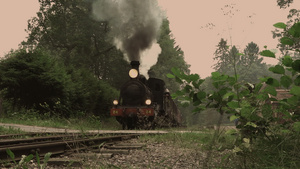 蒸汽机车22秒视频