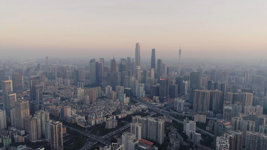 广州珠江新城大景[地景]视频