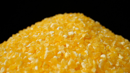 4K玉米碴玉米碎粮食五谷粗粮视频