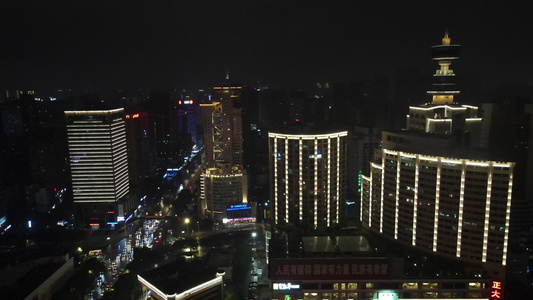福州城市夜景视频