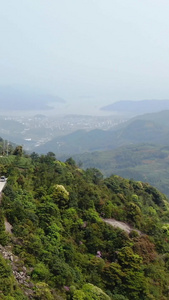 航拍5A景区福建太姥山香山寺游览区景点五百罗汉堂视频风景名胜视频