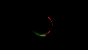 多色线圆亮光滚动颜色随旋转而变化11秒视频